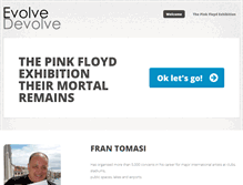 Tablet Screenshot of evolvedevolve.com